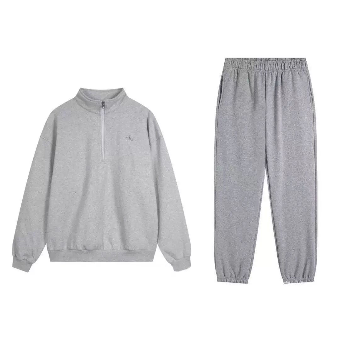 Athletic Heather Grey Zip Pullover