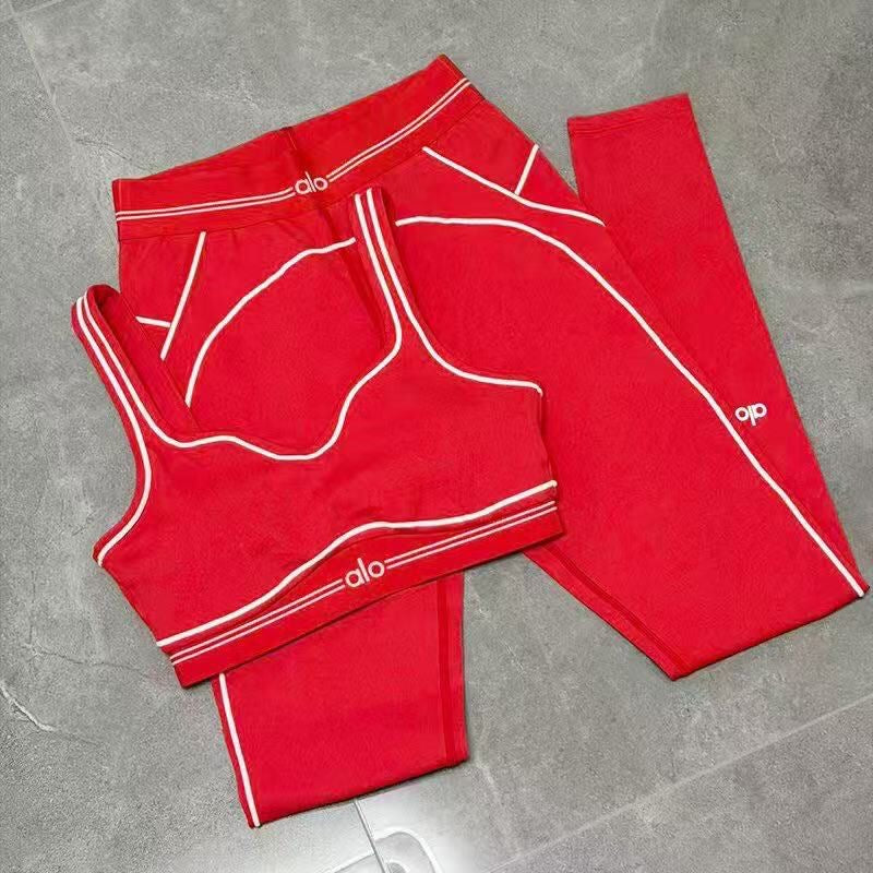 Red Color Heart Throb Legging