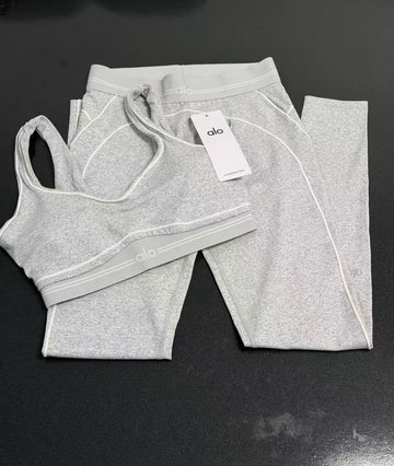 Grey/White Color Heart Throb Legging